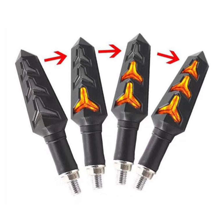 Fishbone turn signal locomotive turn signal