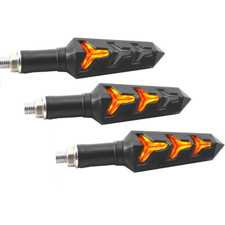 Fishbone turn signal locomotive turn signal